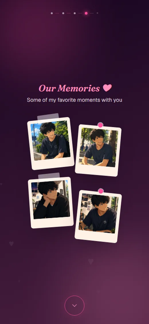 Birthday memories photo collage